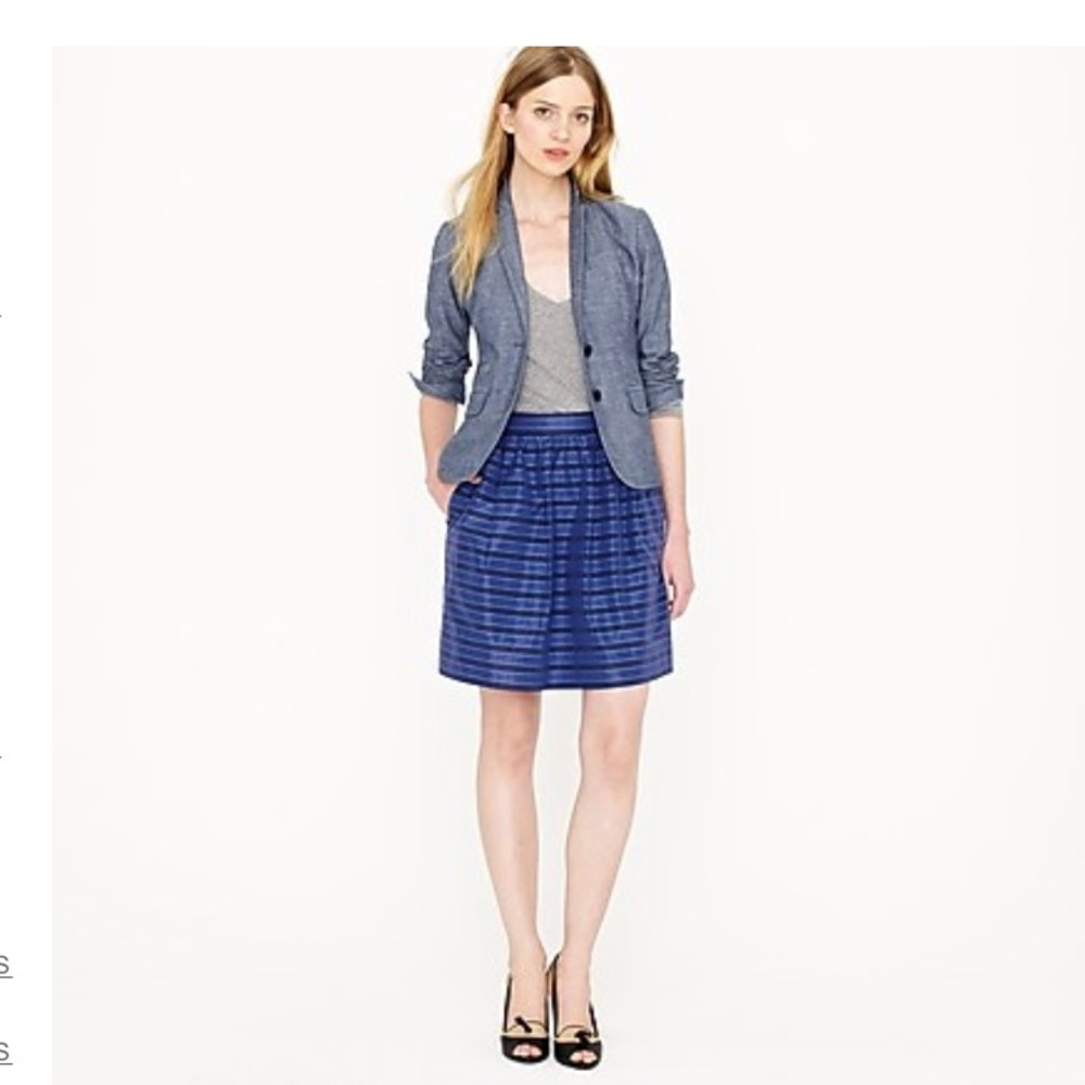 J.Crew Stripe Taffeta Mini